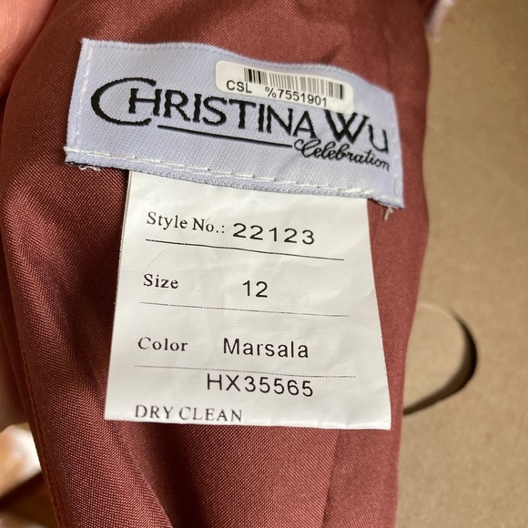 Christina Wu (22123) Bridesmaid Dress - Masala - Picture 3 of 4